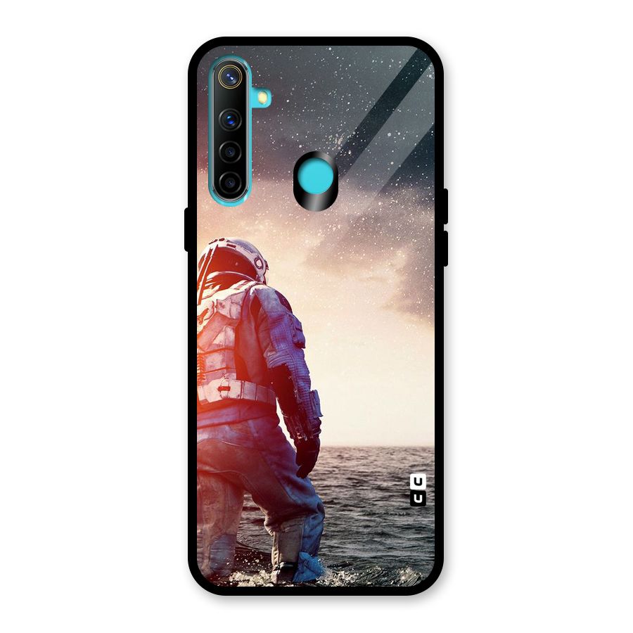 Water Astronaut Glass Back Case for Realme Narzo 10