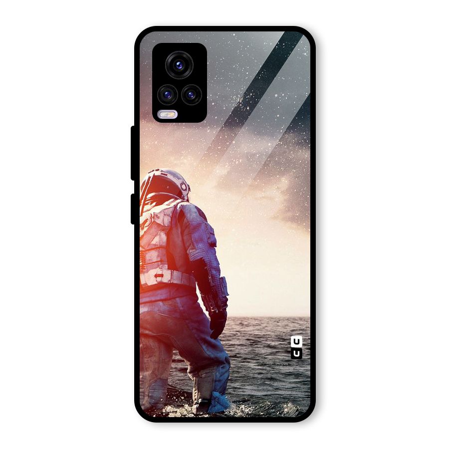 Water Astronaut Glass Back Case for Vivo V20 2021