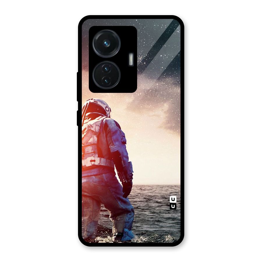 Water Astronaut Glass Back Case for iQOO Z6 44W
