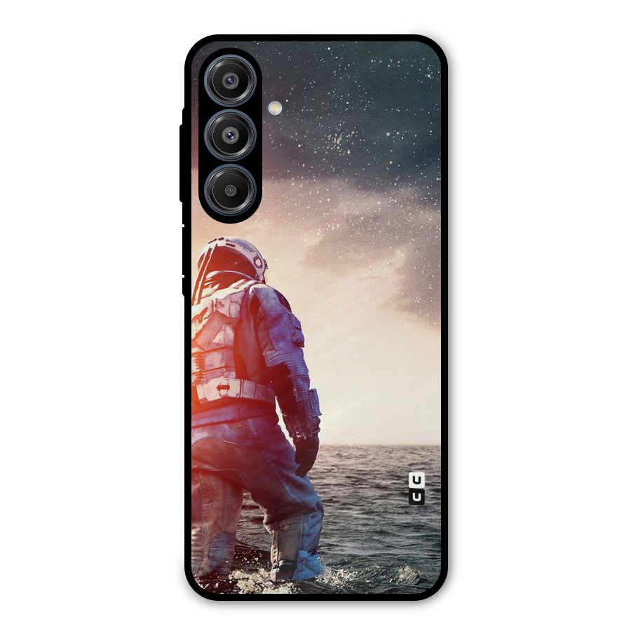 Water Astronaut Metal Back Case for Galaxy A16 5G