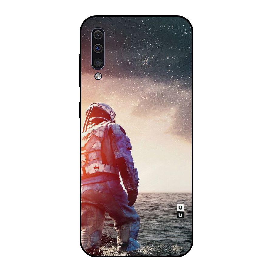 Water Astronaut Metal Back Case for Galaxy A50s
