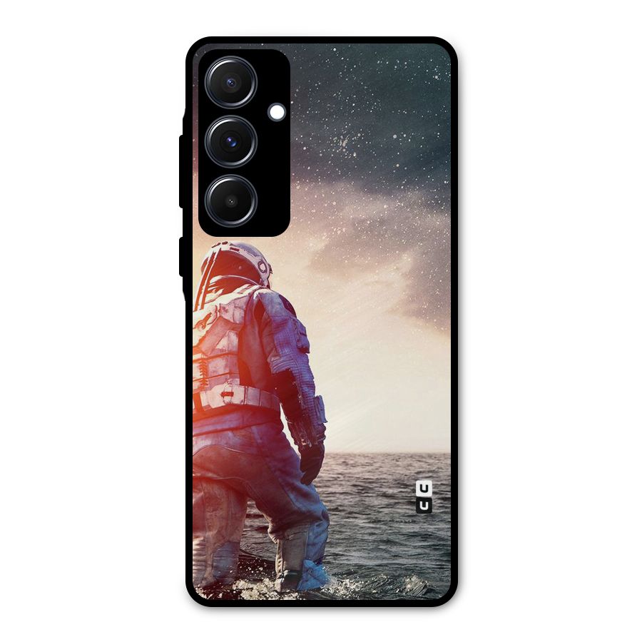 Water Astronaut Metal Back Case for Galaxy A55
