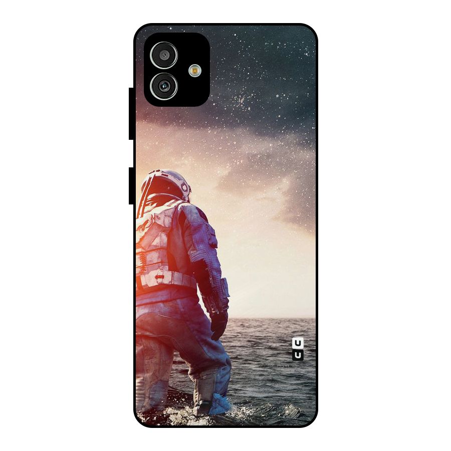 Water Astronaut Metal Back Case for Galaxy M13 5G
