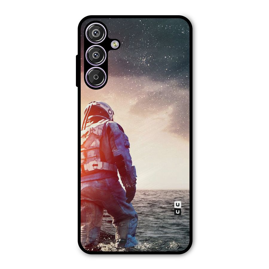Water Astronaut Metal Back Case for Galaxy M15