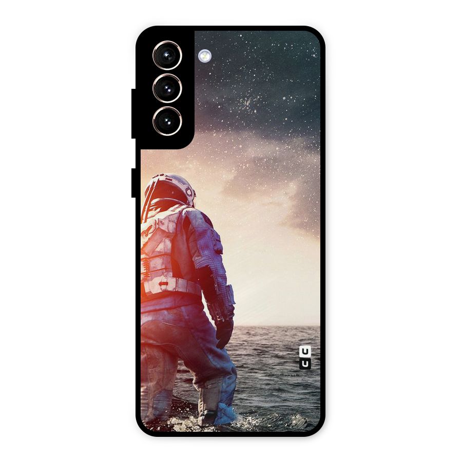 Water Astronaut Metal Back Case for Galaxy S21 Plus
