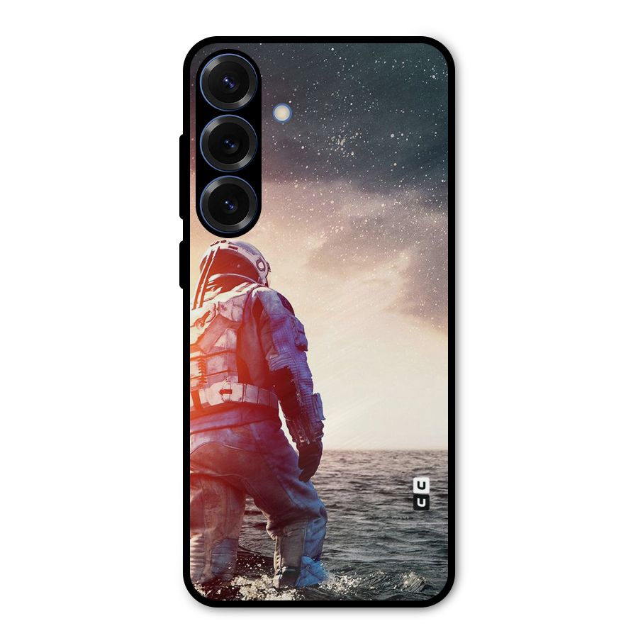 Water Astronaut Metal Back Case for Galaxy S25 Plus