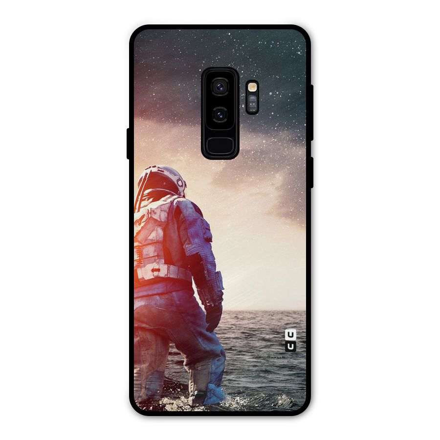 Water Astronaut Metal Back Case for Galaxy S9 Plus
