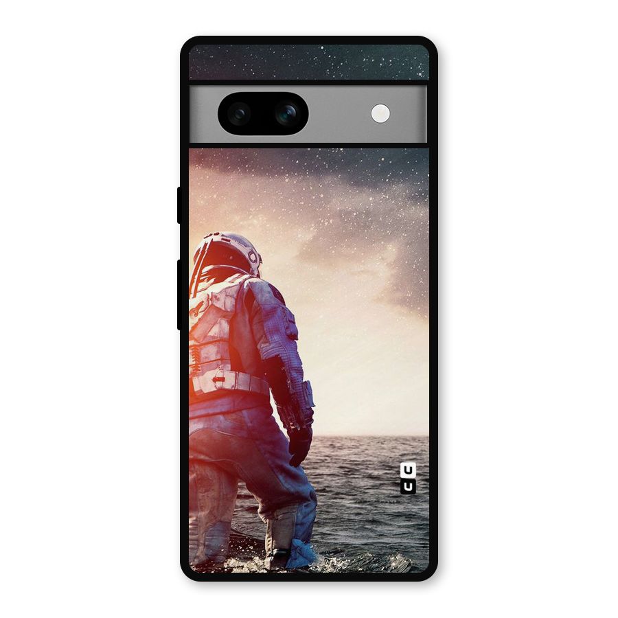 Water Astronaut Metal Back Case for Google Pixel 7a