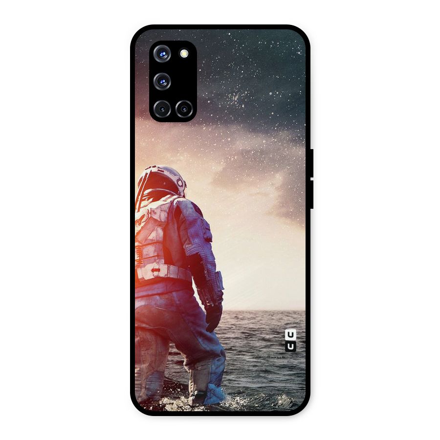 Water Astronaut Metal Back Case for Oppo A52