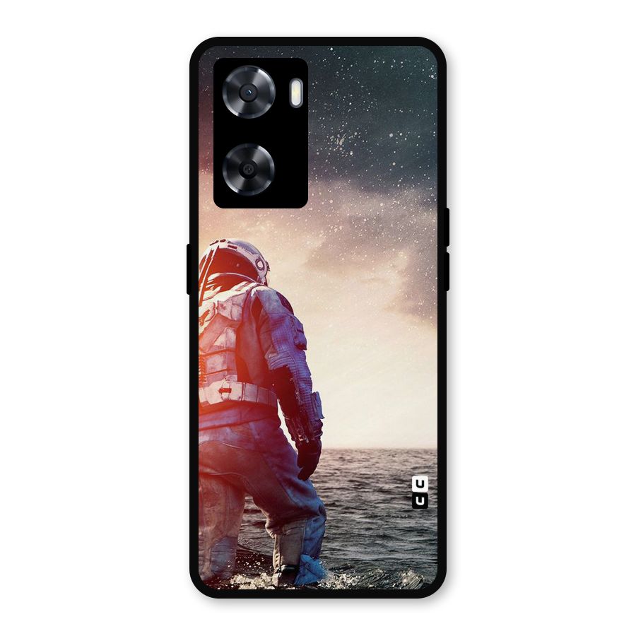 Water Astronaut Metal Back Case for Oppo A77