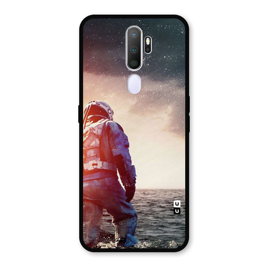 Water Astronaut Metal Back Case for Oppo A9 (2020)
