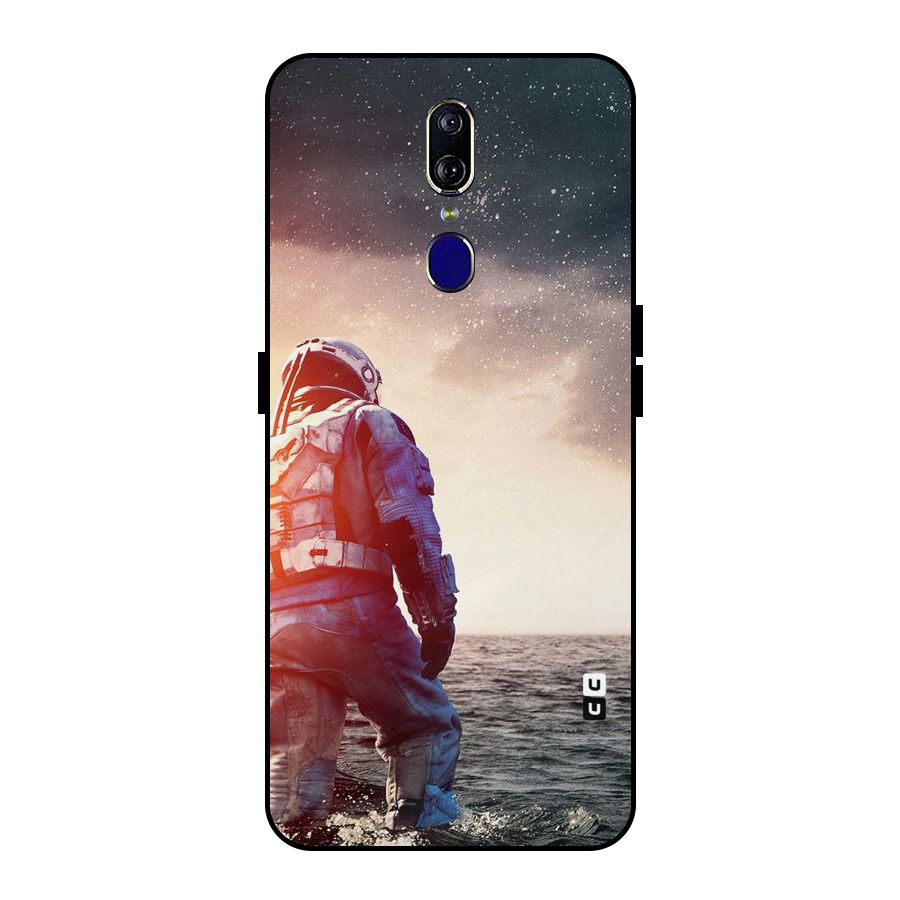Water Astronaut Metal Back Case for Oppo F11