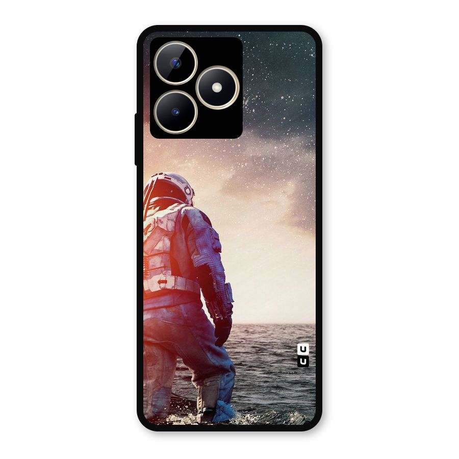 Water Astronaut Metal Back Case for Realme C53