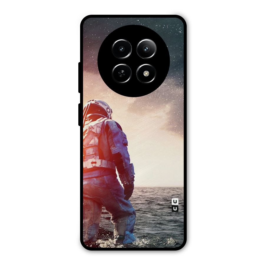 Water Astronaut Metal Back Case for Realme Narzo 70x 5G