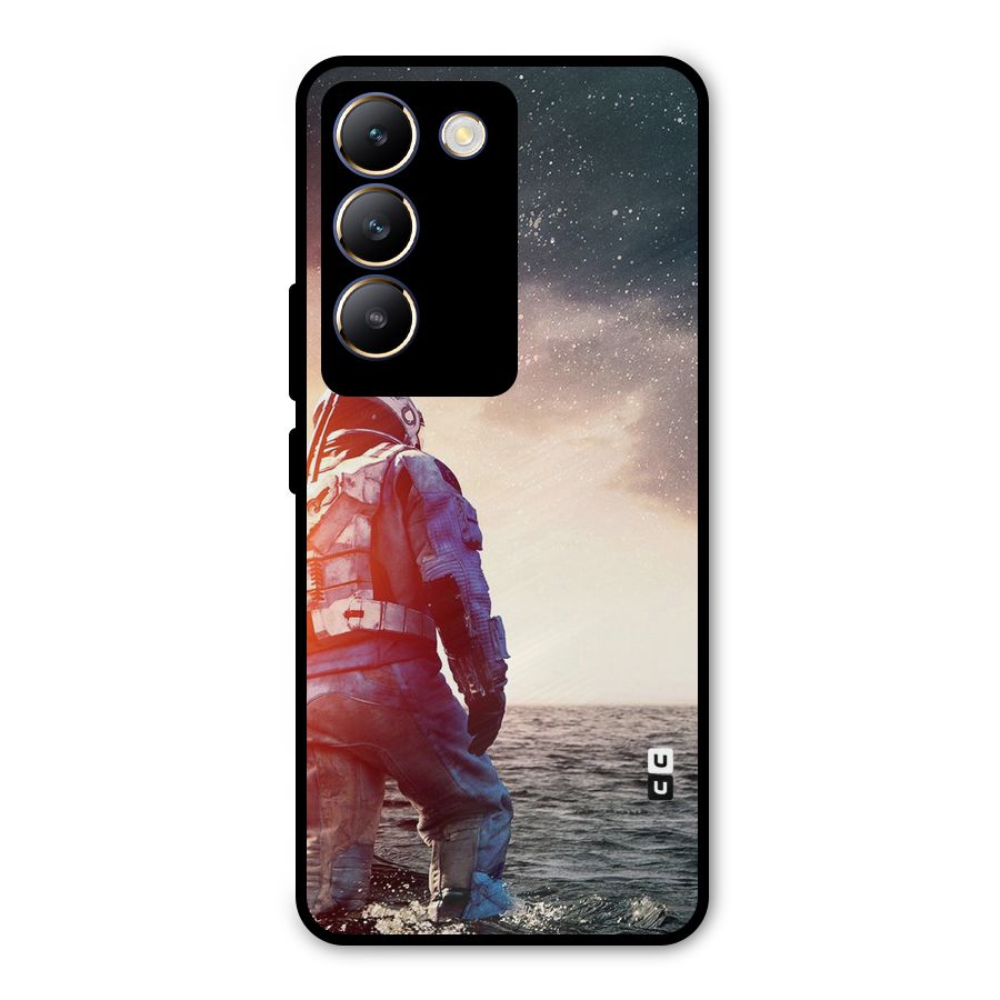 Water Astronaut Metal Back Case for Vivo T3 5G