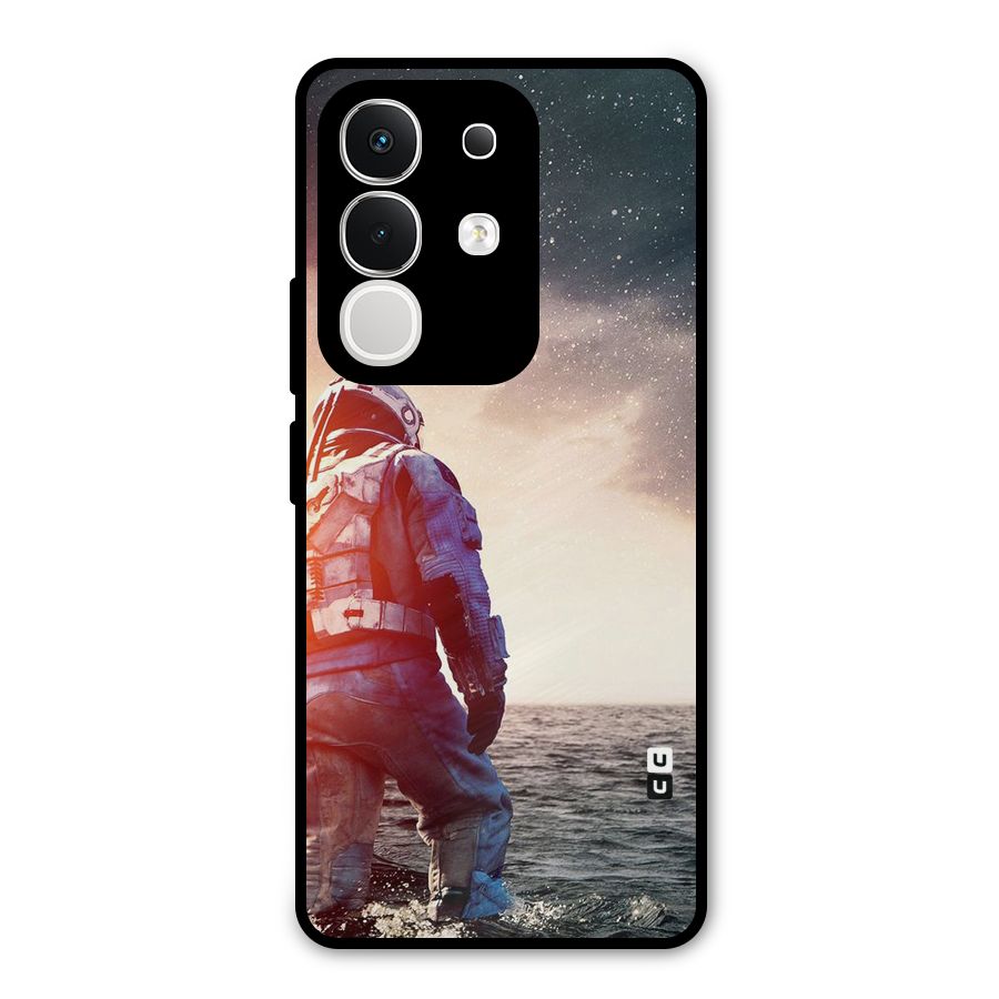 Water Astronaut Metal Back Case for Vivo T4x