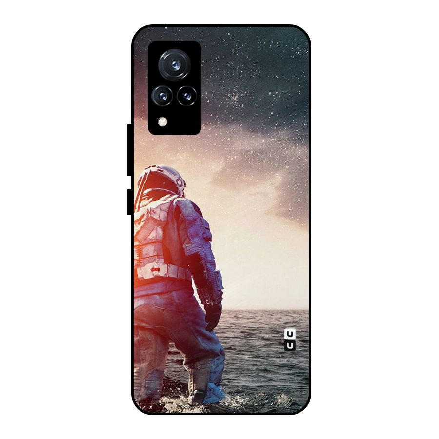Water Astronaut Metal Back Case for Vivo V21 5G