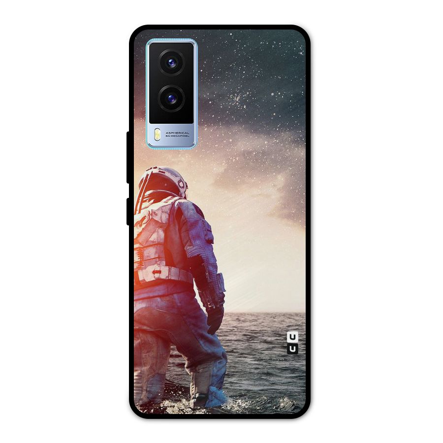 Water Astronaut Metal Back Case for Vivo V21e 5G