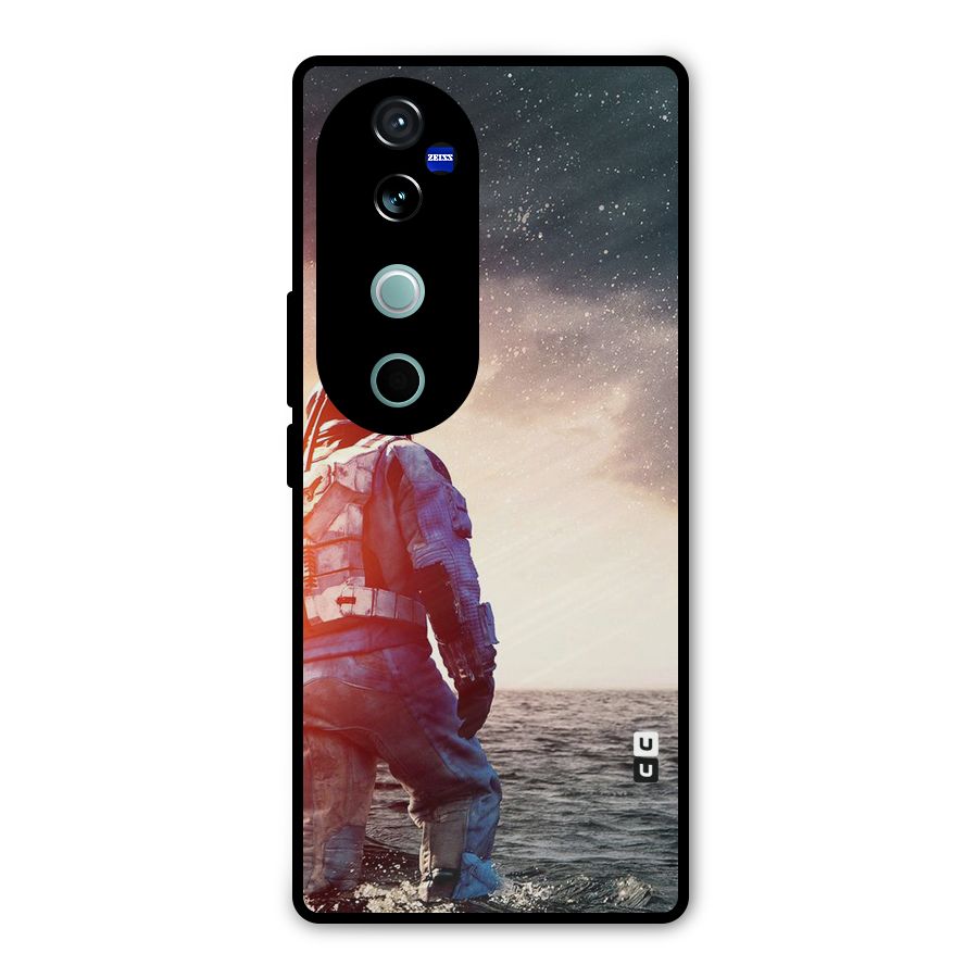 Water Astronaut Metal Back Case for Vivo V40