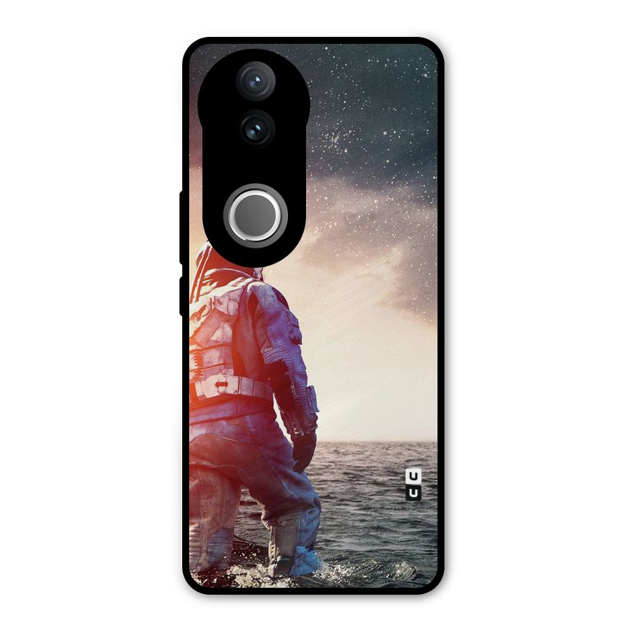 Water Astronaut Metal Back Case for Vivo V50e
