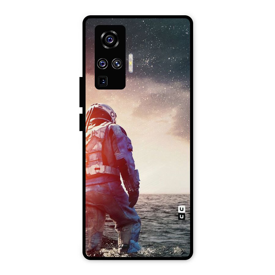 Water Astronaut Metal Back Case for Vivo X50 Pro