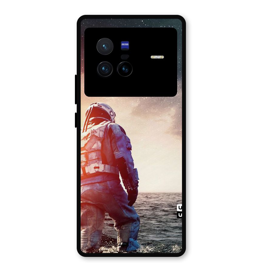 Water Astronaut Metal Back Case for Vivo X80