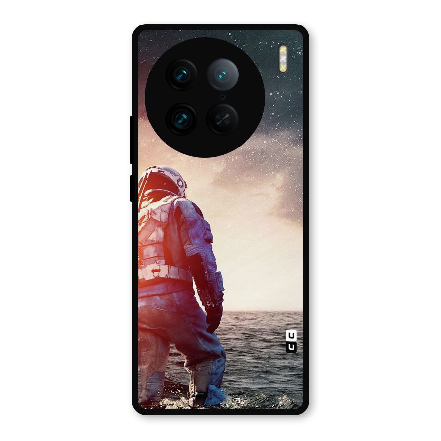 Water Astronaut Metal Back Case for Vivo X90 Pro