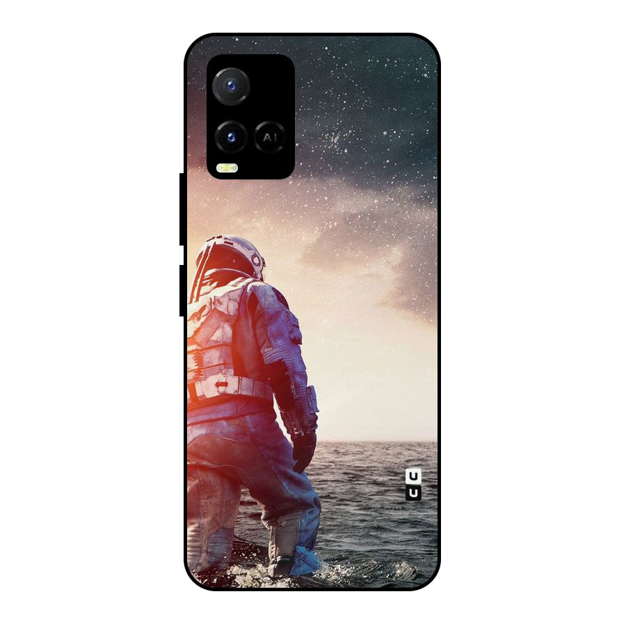 Water Astronaut Metal Back Case for Vivo Y21A
