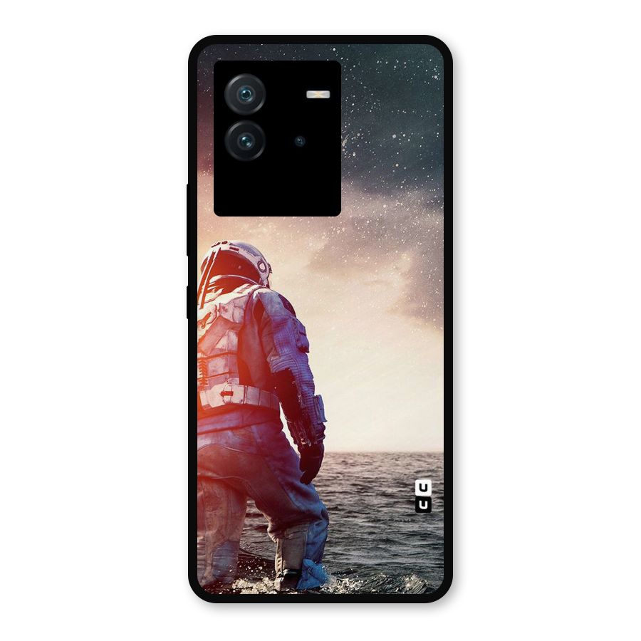 Water Astronaut Metal Back Case for iQOO Neo 6 5G