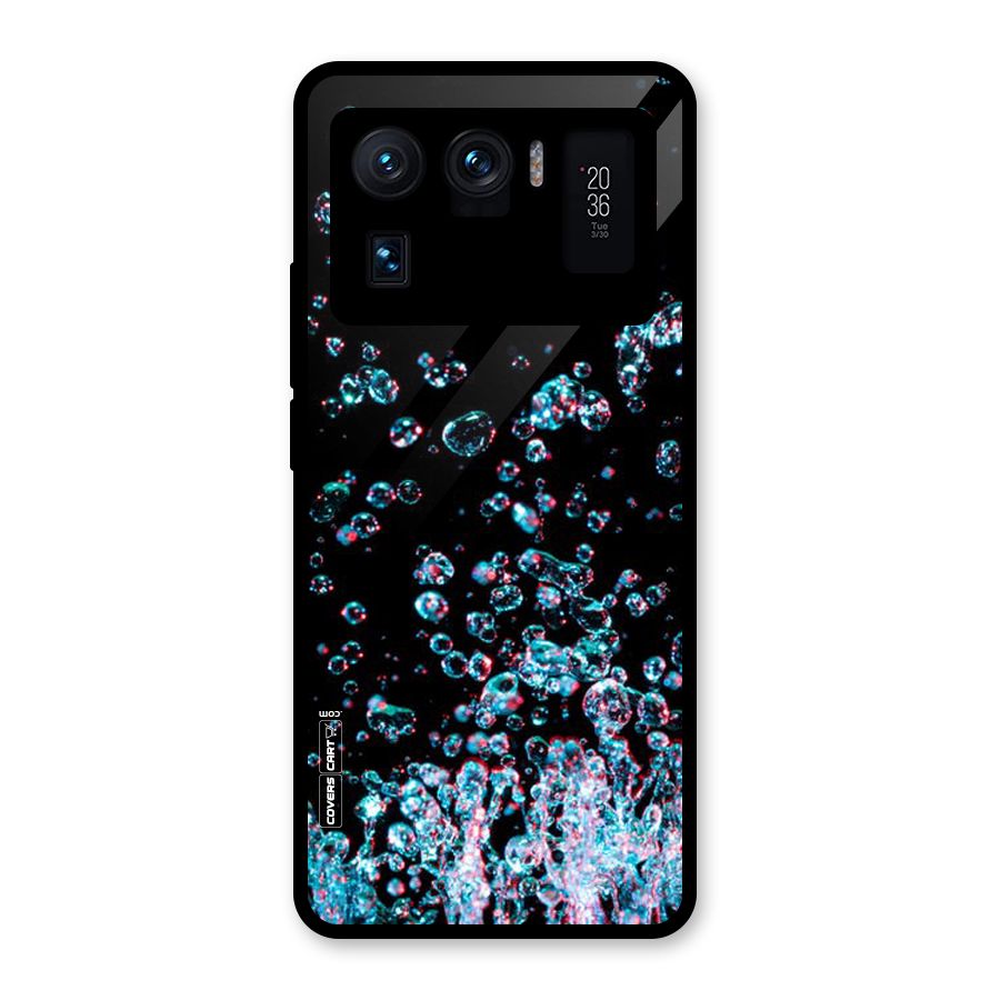 Water Droplets Glass Back Case for Mi 11 Ultra