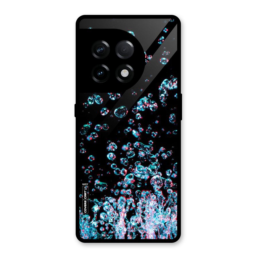 Water Droplets Glass Back Case for OnePlus 11R