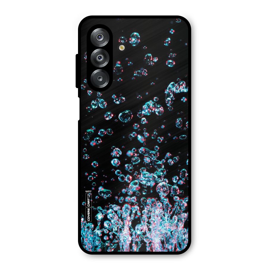 Water Droplets Metal Back Case for Galaxy A26
