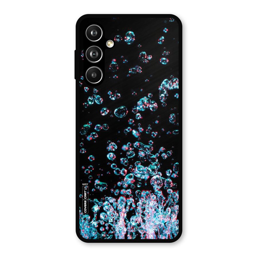 Water Droplets Metal Back Case for Samsung Galaxy M54