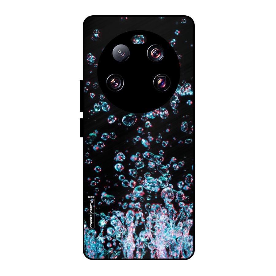 Water Droplets Metal Back Case for Xiaomi 13 Ultra