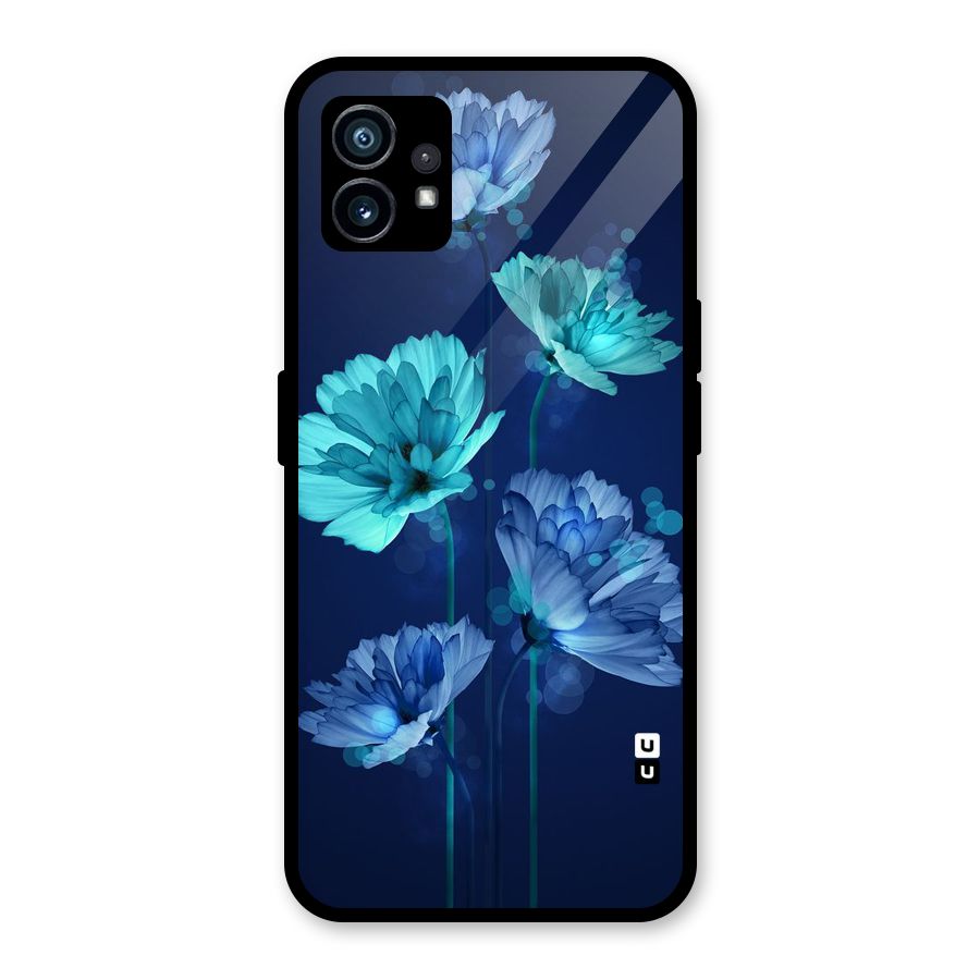 Water Flowers Glass Back Case for Nothing Phone 1