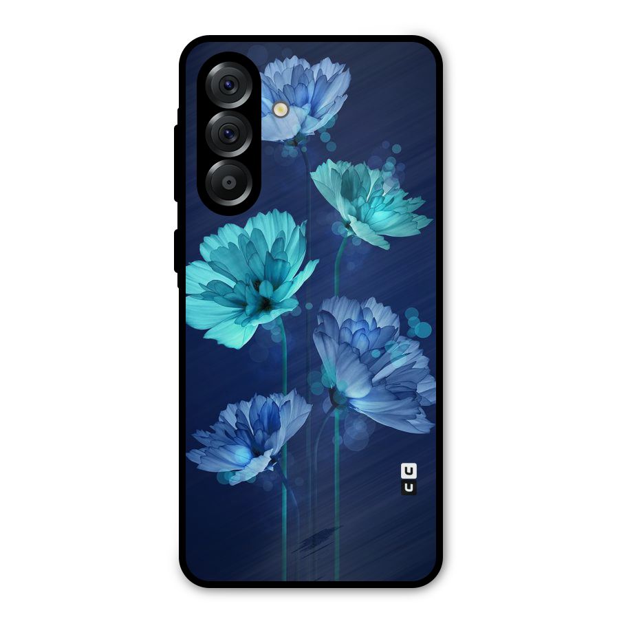 Water Flowers Metal Back Case for Galaxy A56