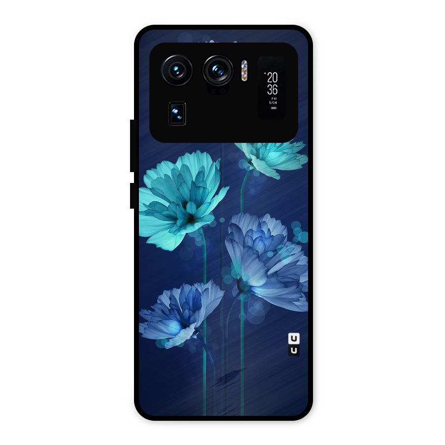 Water Flowers Metal Back Case for Mi 11 Ultra