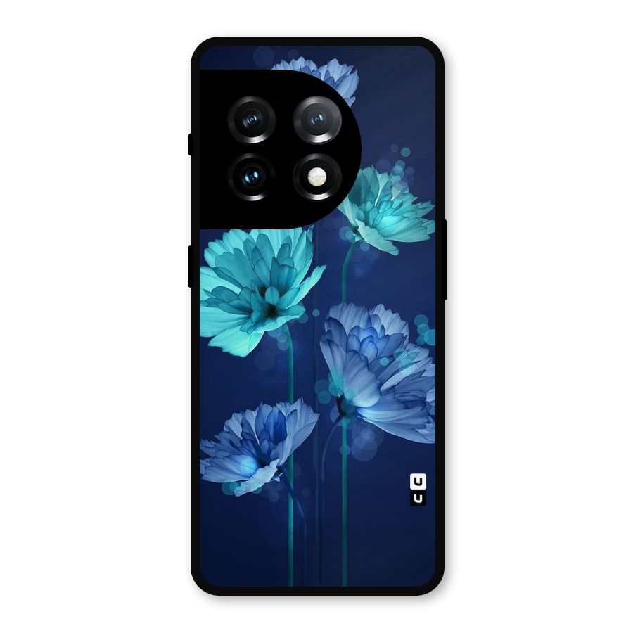 Water Flowers Metal Back Case for OnePlus 11