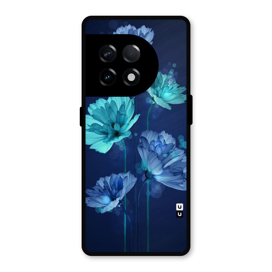 Water Flowers Metal Back Case for OnePlus 11R