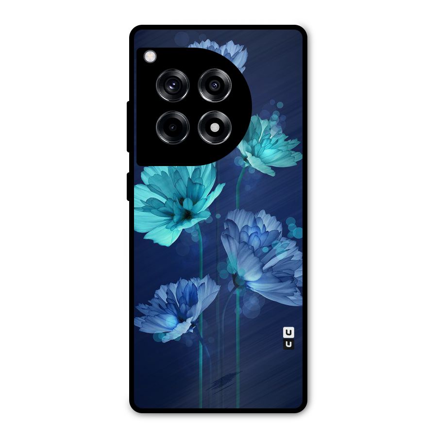 Water Flowers Metal Back Case for OnePlus 12R