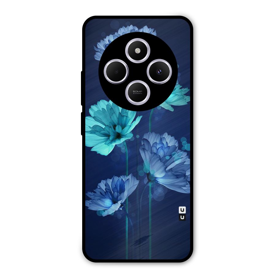 Water Flowers Metal Back Case for Poco M7