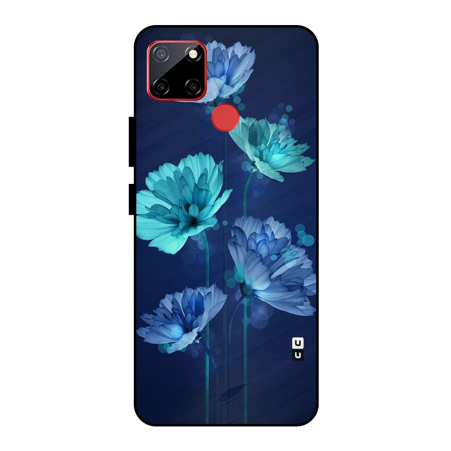 Water Flowers Metal Back Case for Realme C12