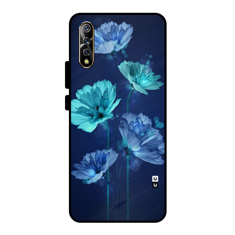 Water Flowers Metal Back Case for Vivo S1