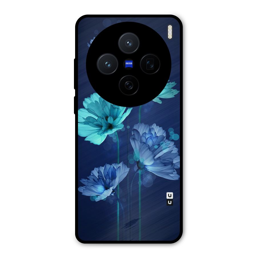 Water Flowers Metal Back Case for Vivo X200