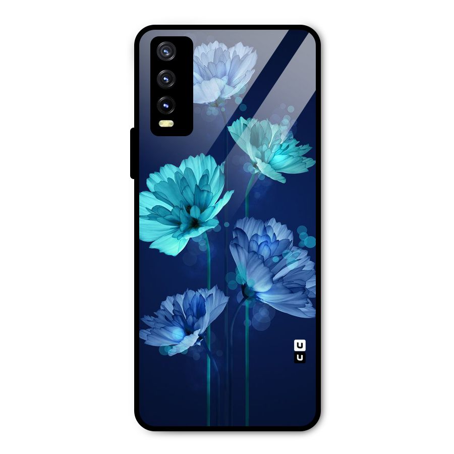 Water Flowers Metal Back Case for Vivo Y20g