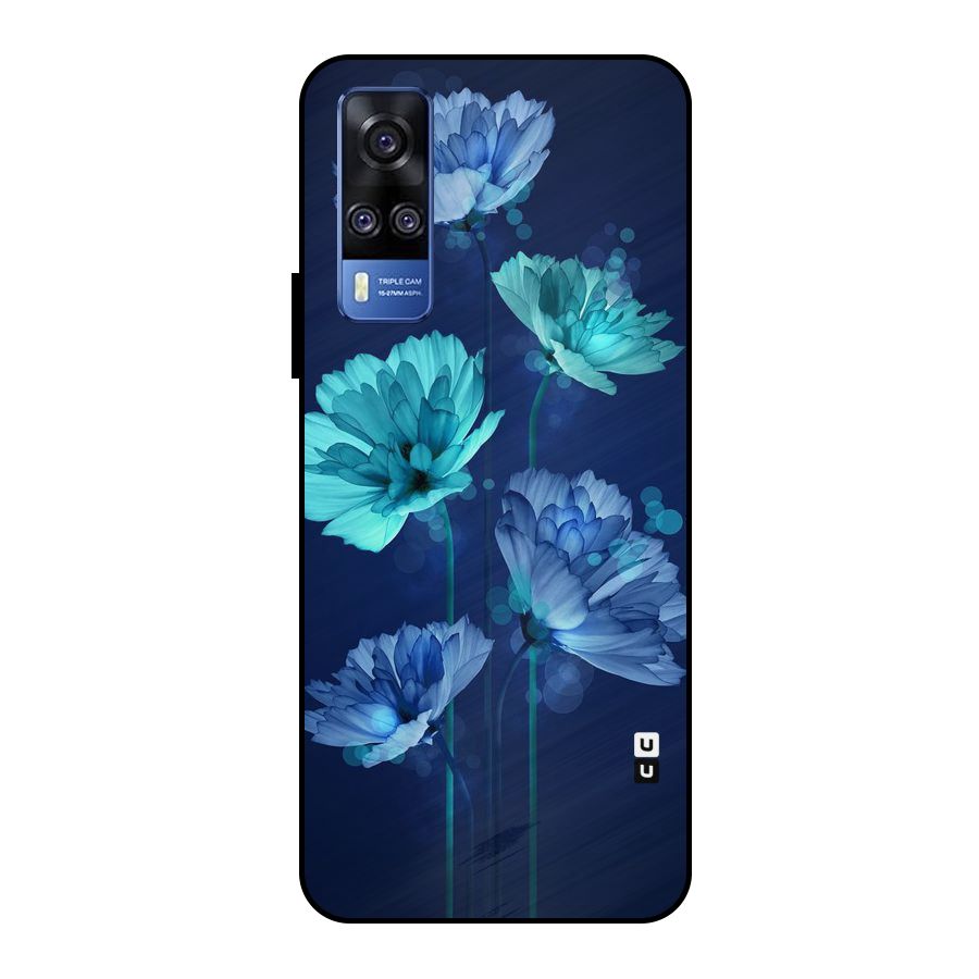 Water Flowers Metal Back Case for Vivo Y51
