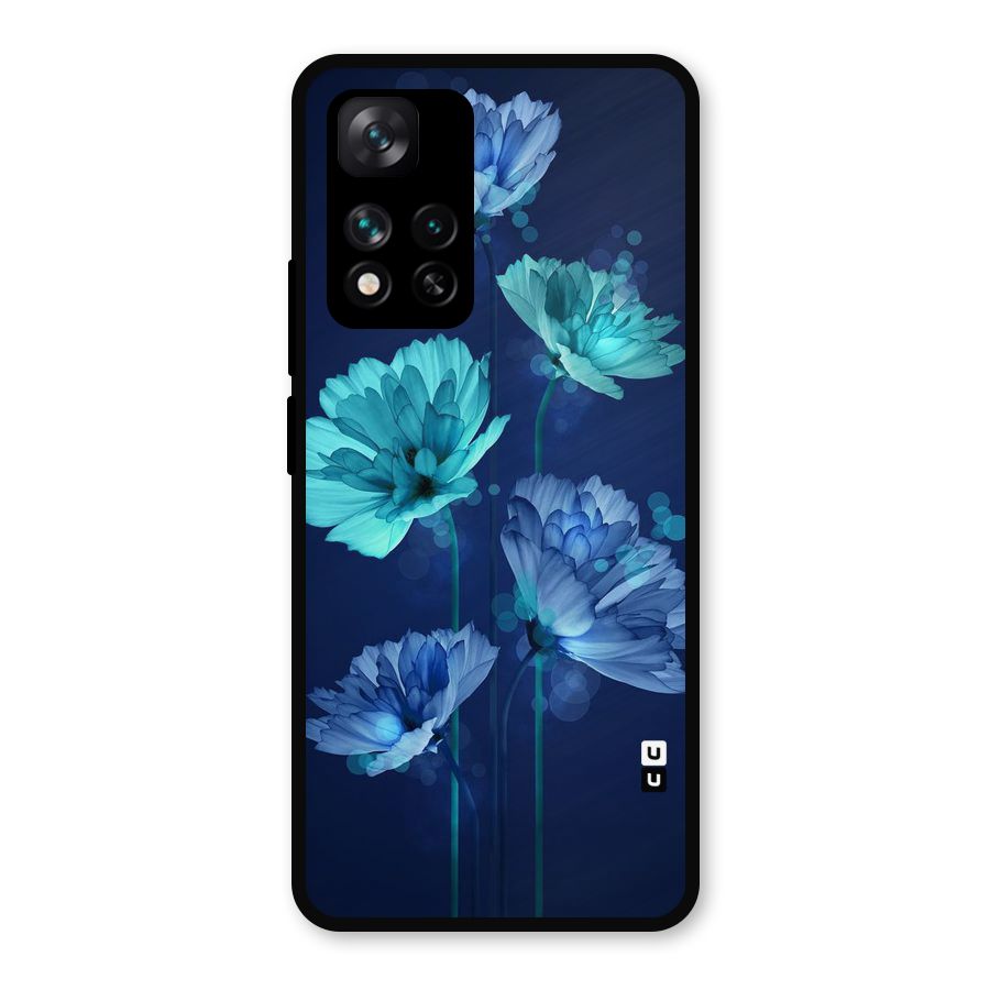 Water Flowers Metal Back Case for Xiaomi 11i 5G