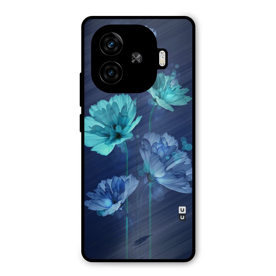 Water Flowers Metal Back Case for iQOO Neo 10R