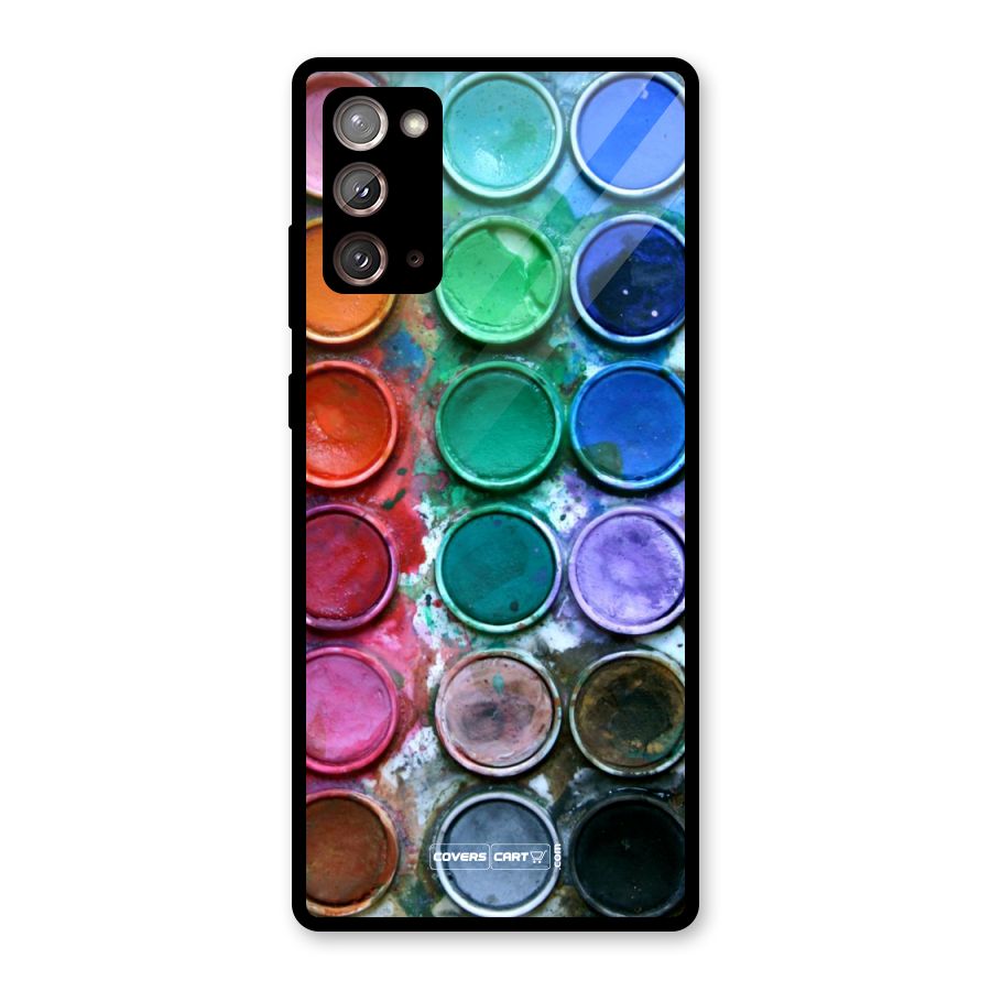 Water Paint Box Glass Back Case for Galaxy Note 20