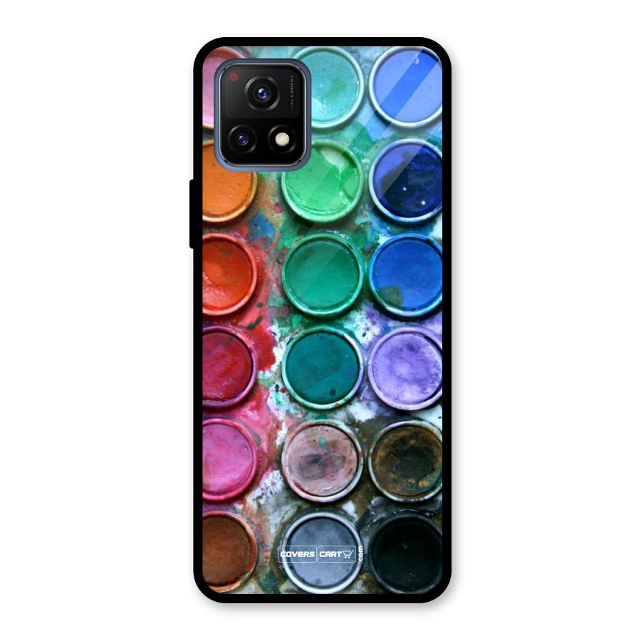 Water Paint Box Glass Back Case for Vivo Y72 5G